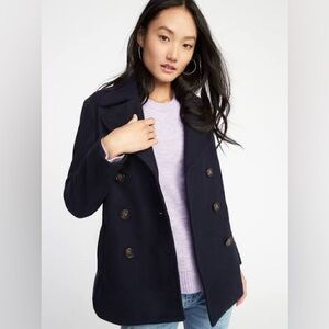 Old Navy Women’s Navy Wool Peacoat